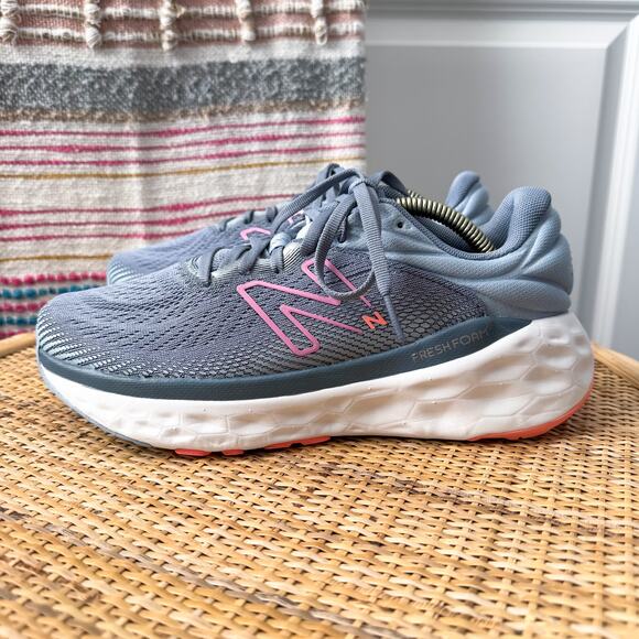 New Balance Fresh Foam W840FLS Arctic Grey Raspberry Sneakers Women’s 7 Wide - Picture 4 of 8